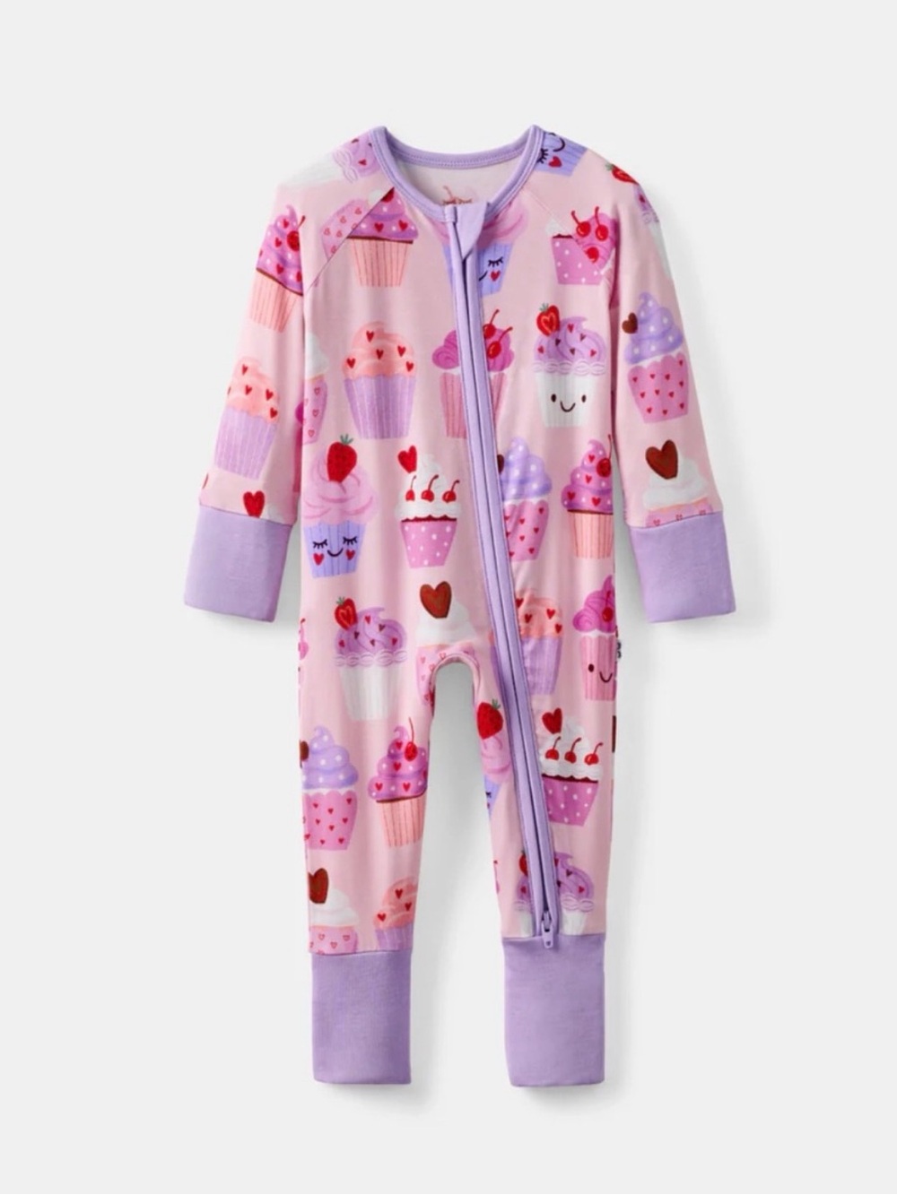 🆕Little Sleepies Cupcake Kisses Zippy